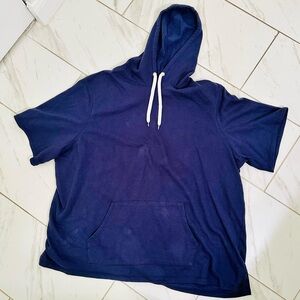 Liberty Blues by KingSize Men's Big & Tall Short-Sleeve Hoodie 4XL